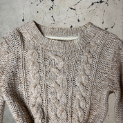 Light Brown Fat Face Fishermans Knit Jumper