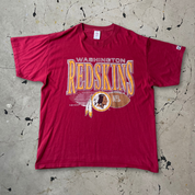 Vintage Logo 7 Washington Redskins Single Stitch T-Shirt