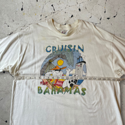 Vintage Single Stitch Bahamas White T-shirt