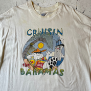 Vintage Single Stitch Bahamas White T-shirt