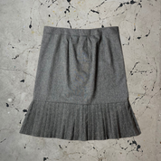 Vintage Jaeger Wool Blend Pencil Midi Skirt