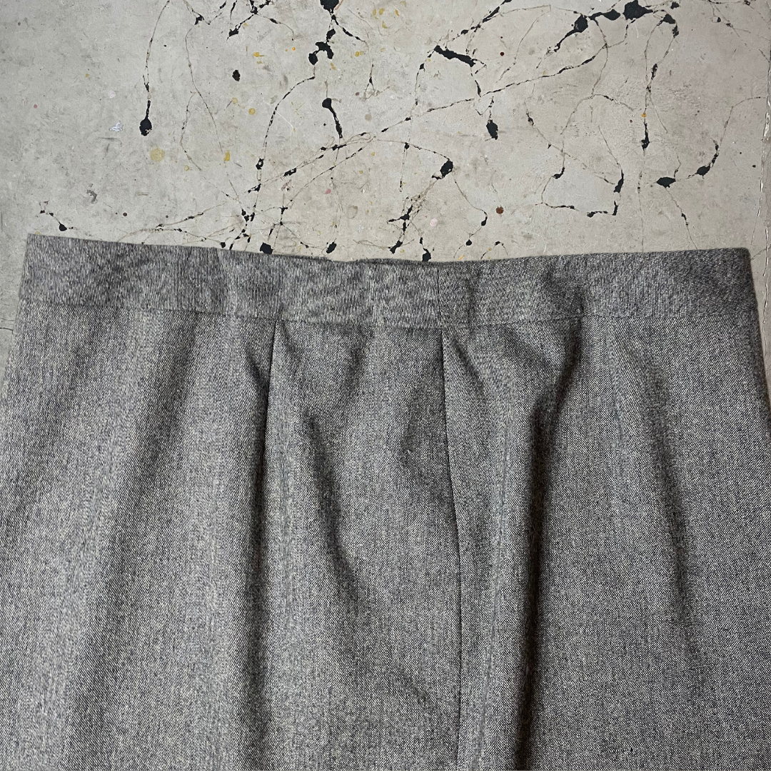 Vintage Jaeger Wool Blend Pencil Midi Skirt