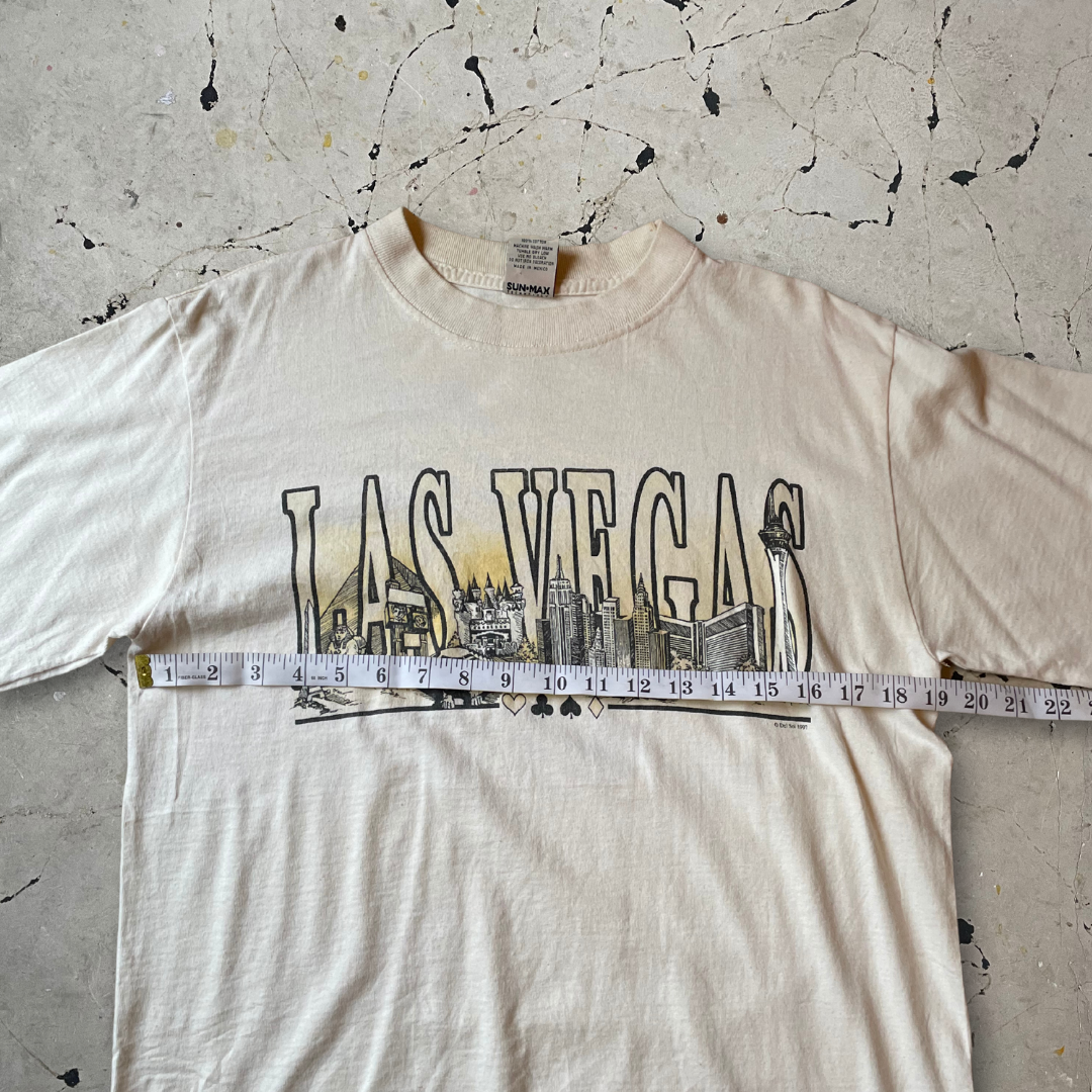 Vintage Las Vegas Spellout Single Stitch T-shirt