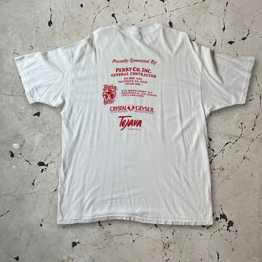 Vintage 1993 Hanes Single Stitch White T-shirt