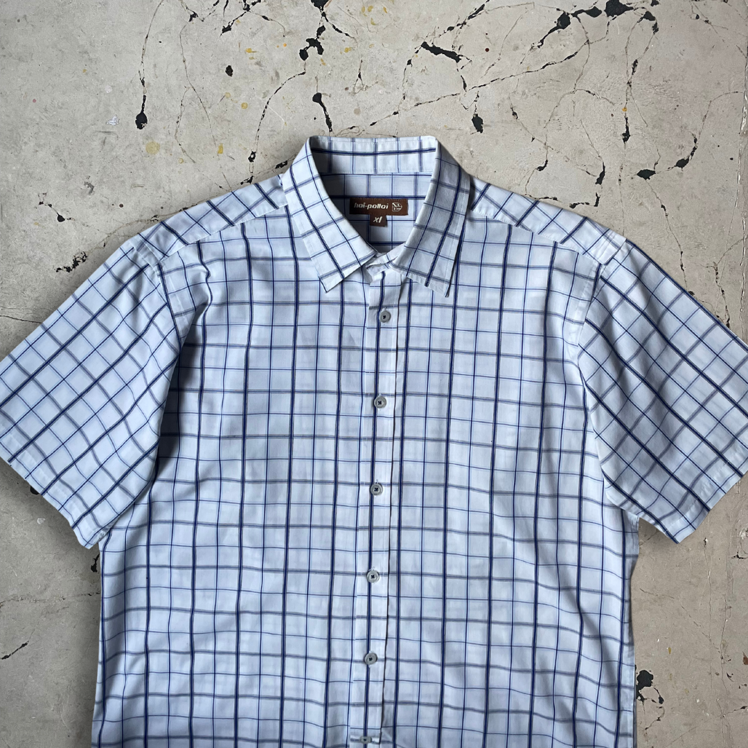 Hoi Polloi White Checked Shirt