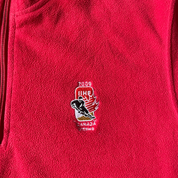 Vintage 90s Nike Red 3/4 Zip Fleece