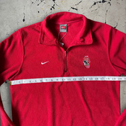 Vintage 90s Nike Red 3/4 Zip Fleece