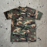 Vintage 00s Camo Print Single Stitch T-shirt