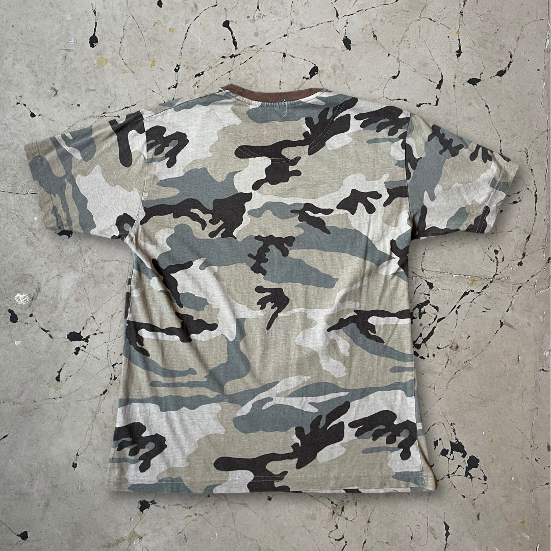 Vintage 90s Pale Camo Army Single Stitch T-shirt