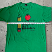 Vintage "Trice Elementary" Screen printed Single Stitch T-shirt