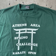 Vintage 1990s Athens Karate Open Single Stitch T-shirt