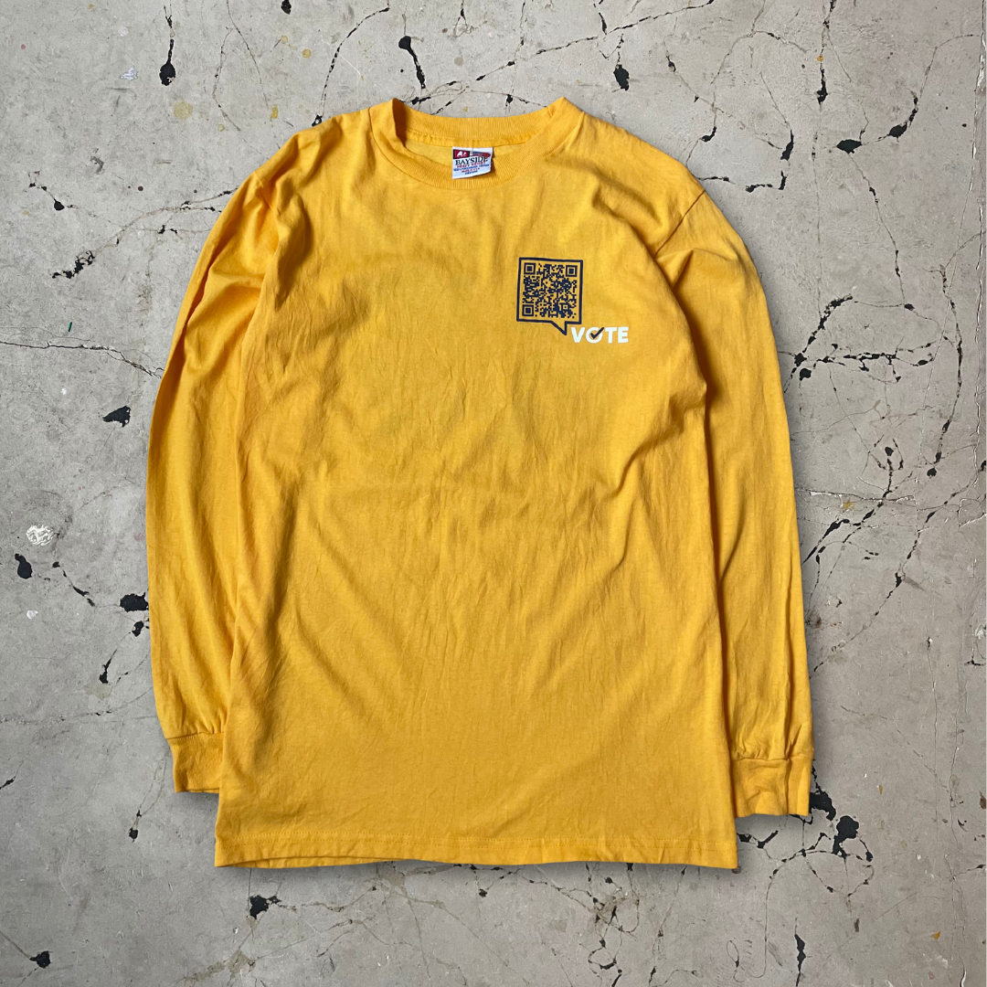 Vintage Mustard Yellow Long Sleeve Single Stitch T-shirt