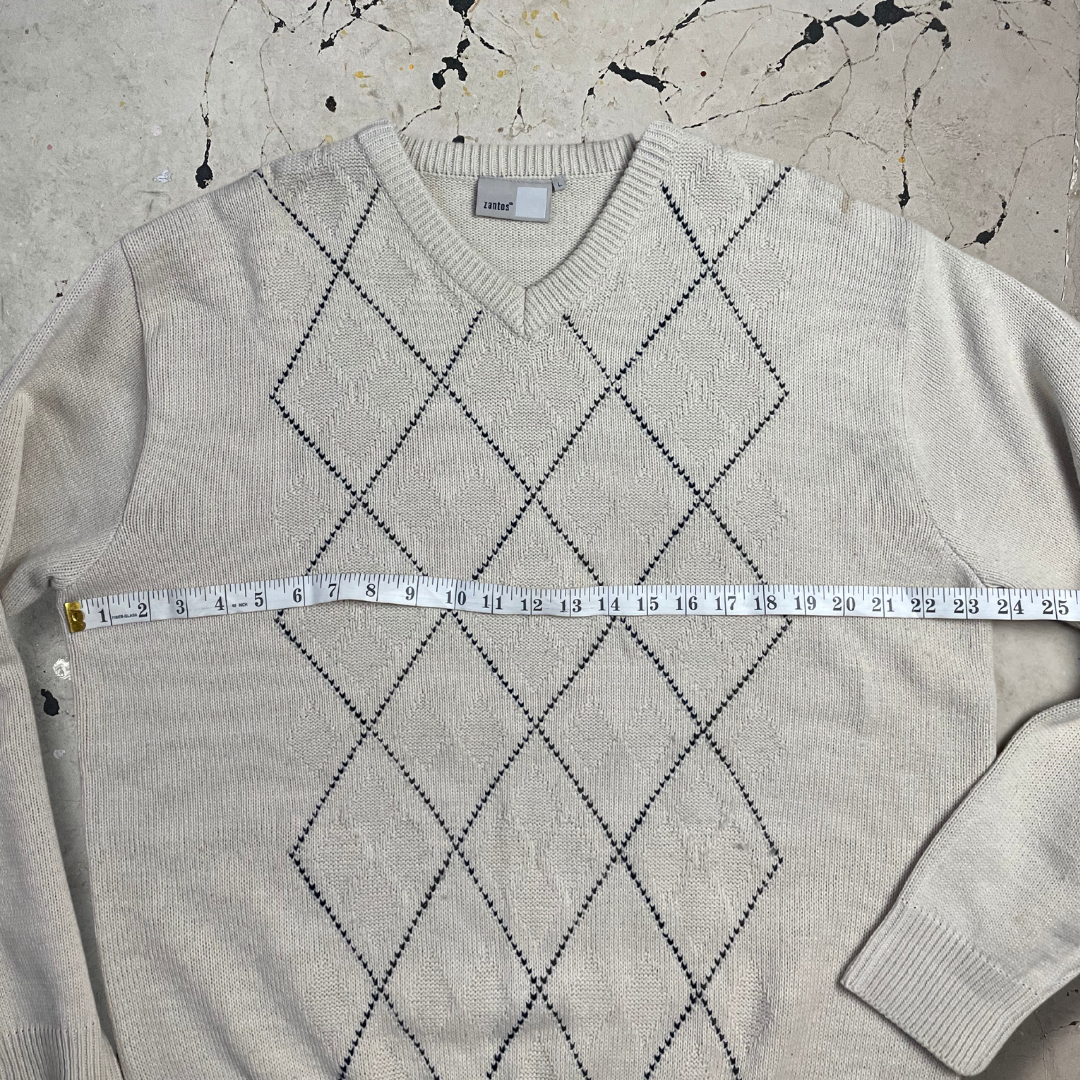 Vintage 90s Cream Knit Jumper