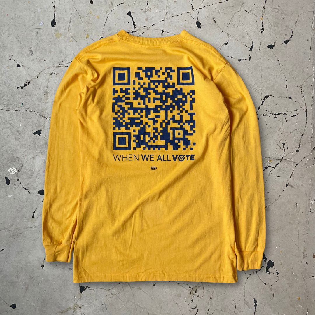 Vintage Mustard Yellow Long Sleeve Single Stitch T-shirt