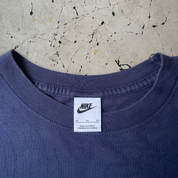 Vintage 90s Nike Spell out Single Stitch T-shirt in Navy