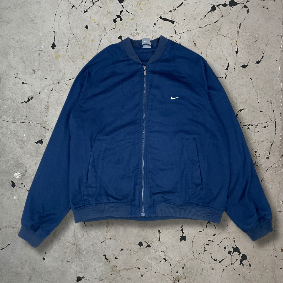 Vintage 90s Nike Navy Full Zip Track Jacket