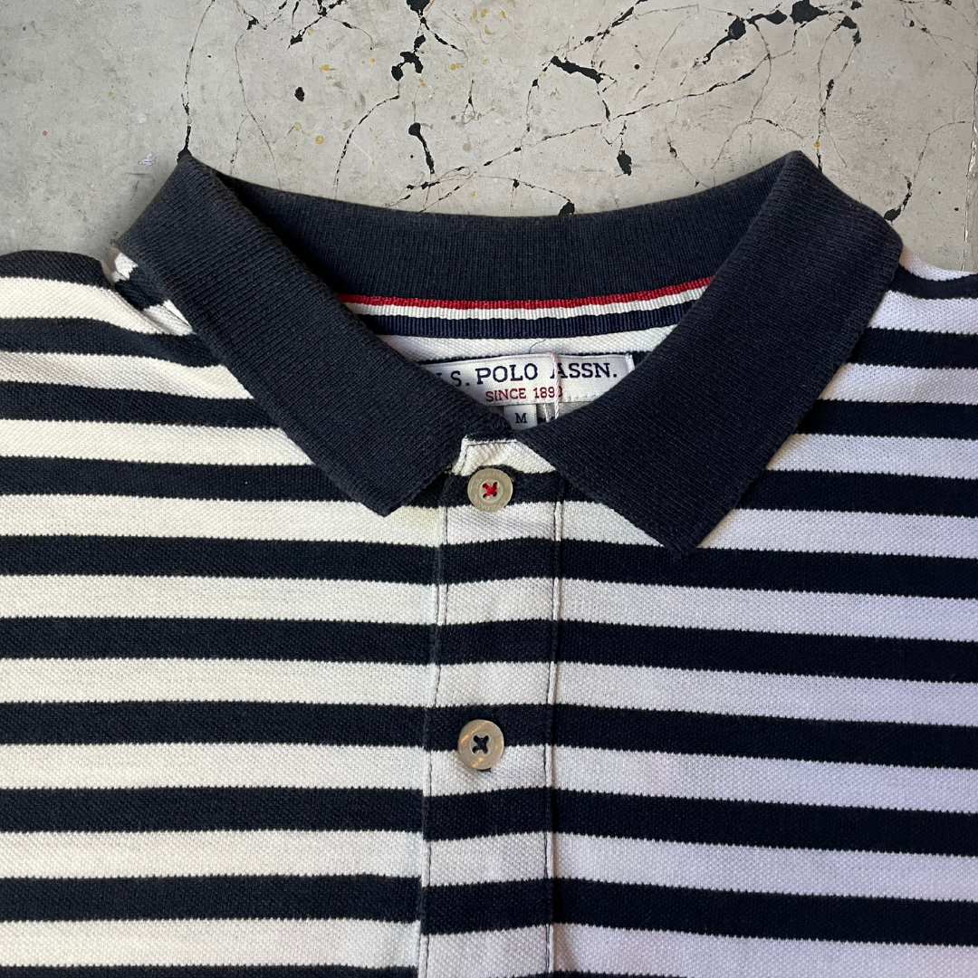 Vintage U.S Polo Assn Stripped Polo Shirt