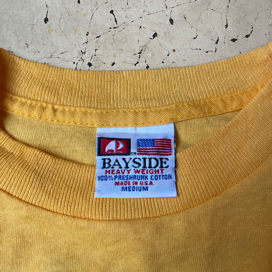 Vintage Mustard Yellow Long Sleeve Single Stitch T-shirt