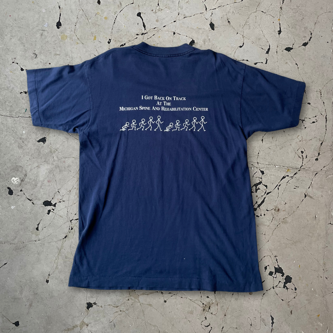 Vintage "St Mary's" Fruit of the Loom Navy T-shirt