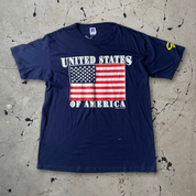 Vintage USA Flag Single Stitch T-shirt