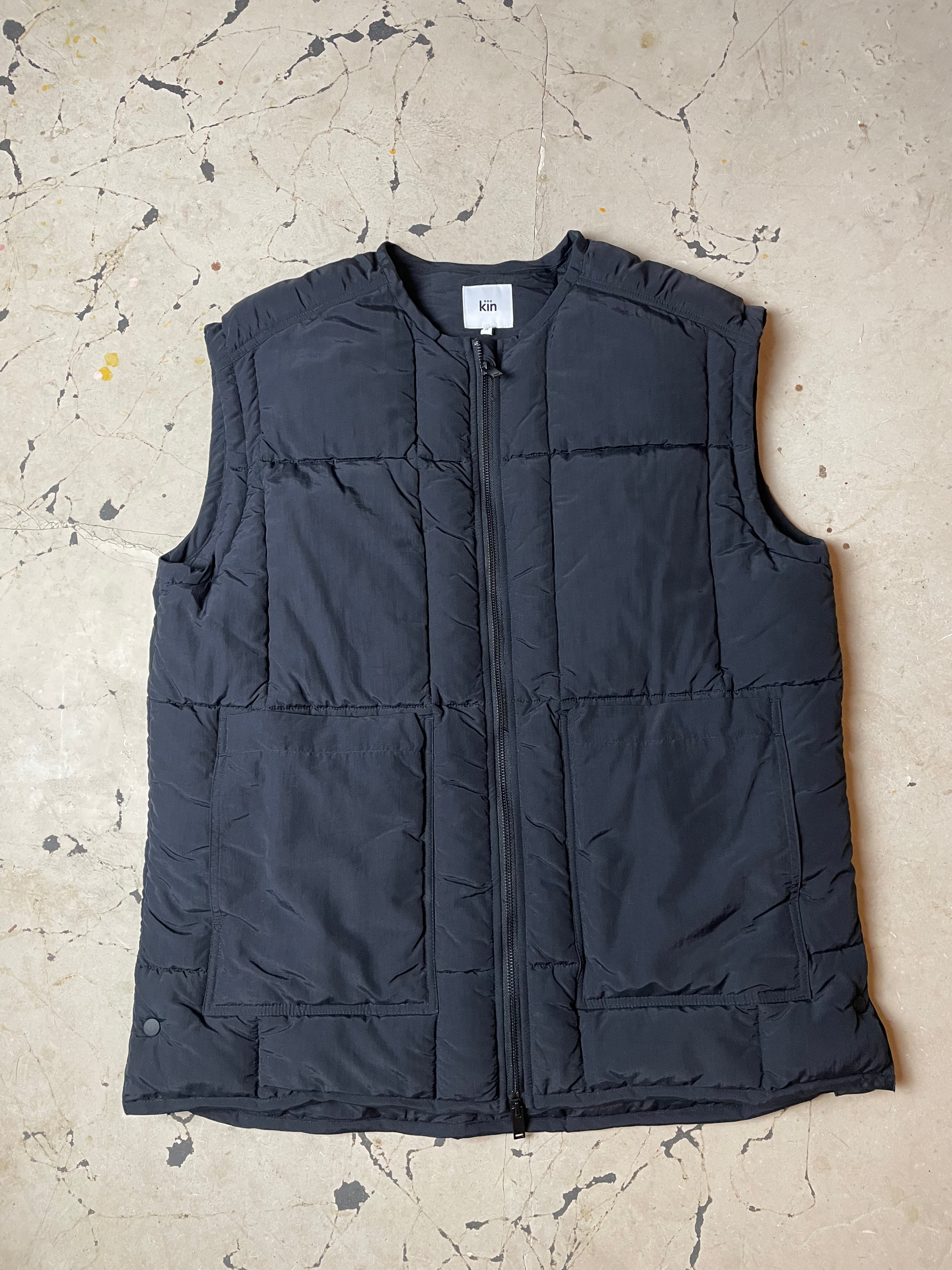 Kin Black Quilted Vest