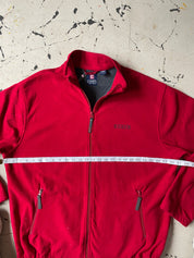 Vintage Chaps Red Full Zip Fleece