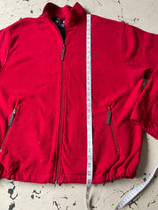 Vintage Chaps Red Full Zip Fleece