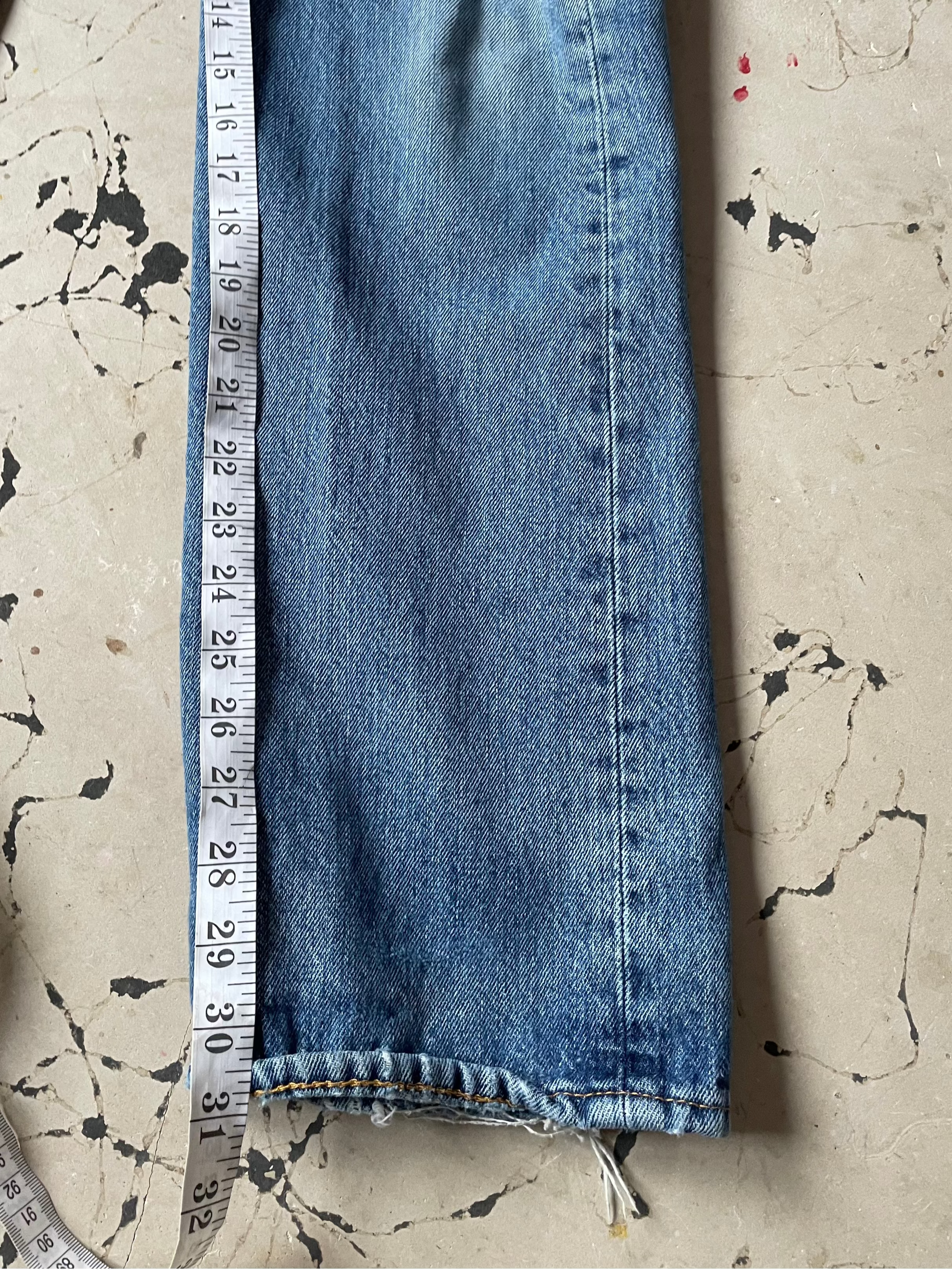 Levi's 501 Ripped Denim Jeans