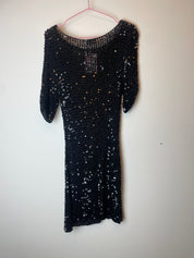 Vintage Wallis Sequinned Mesh Dress