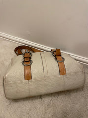 Vintage Coach Authentic Chelsea Leather Handbag with tan handles