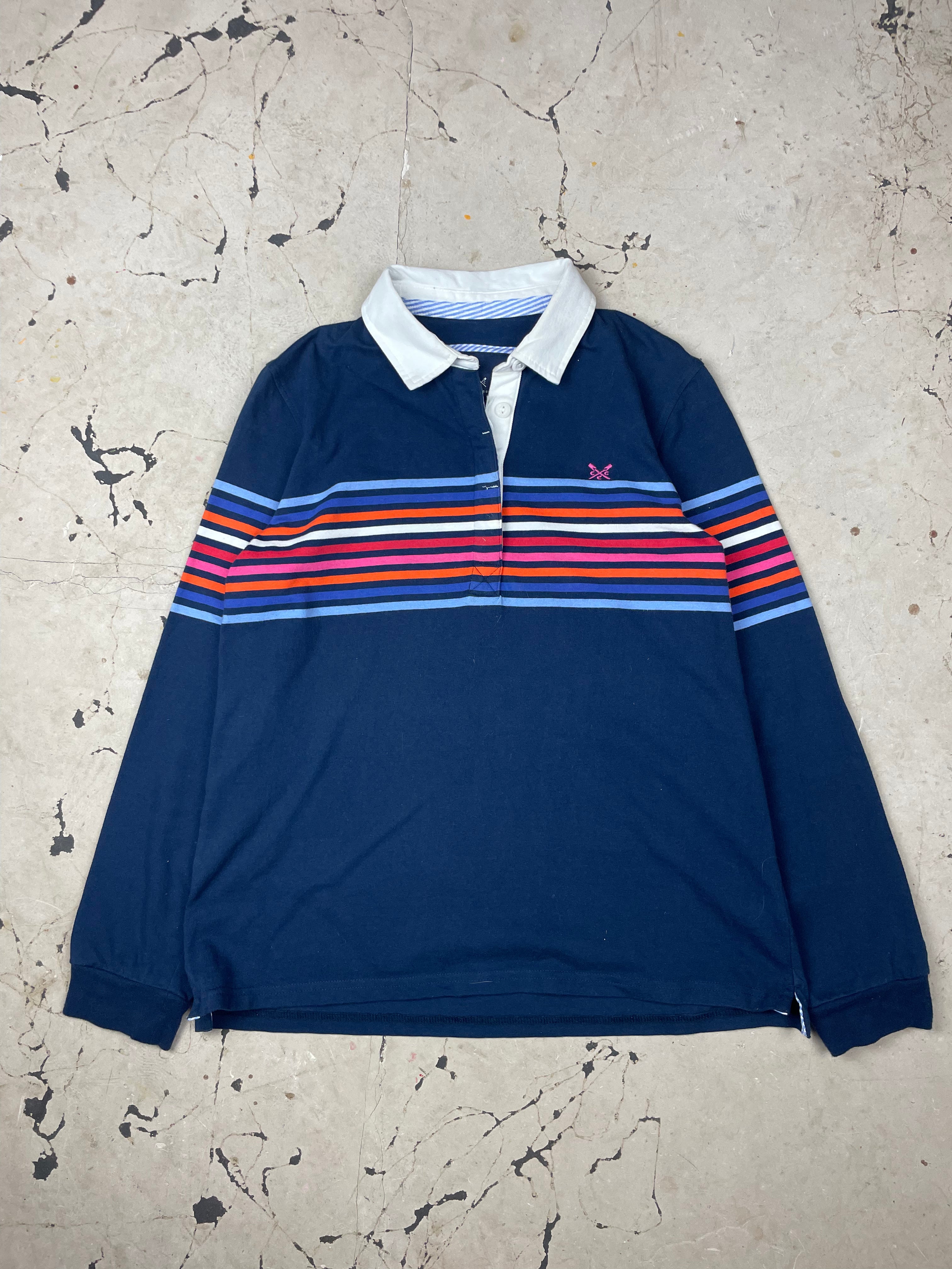 Navy Crew Clothing Rugby Shirt