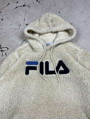 Fila Teddybear Hoody in Beige